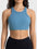 Wide Strap Cropped Sport Tank