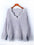 Notched Long Sleeve Sweater