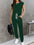 Drawstring Round Neck Sleeveless Jumpsuit