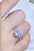 Adored 1 Carat Moissanite 925 Sterling Silver Halo Ring