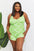 Marina West Blossom Green Tankini Swimsuit