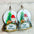 Christmas Themed Acrylic Dangle Earrings