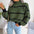 Striped Mock Neck Sweater