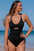 Cutout V-Neck Spaghetti Strap One-Piece Swimwear