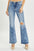 RISEN Full Size High Rise Distressed Flare Jeans