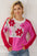 Floral Round Neck Sweater