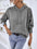 Textured Drawstring Hooded Sweater