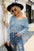 Drawstring V-Neck Sweater