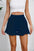 Full Size Drawstring Ruffle Hem Shorts