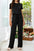 Open Back Jumpsuit with Pockets
