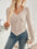 Ribbed Drawstring Long Sleeve T-Shirt