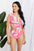 Marina West Pink Ruffle Swimsuit