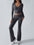 Devine Ruched Long Sleeve Top and Pants Set