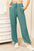 Soft Rayon Drawstring Waist Pants with Pockets