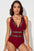 Mesh Plunge One-Piece Swimsuit