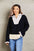 Color Block Knit Pullover