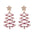 Christmas Tree Rhinestone Alloy Earrings