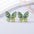 Alloy Inlaid Rhinestone Butterfly Earrings