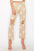 RISEN Full Size High Rise Star Printed Frayed Hem Jeans