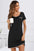 Contrast Trim Pocketed Lounge Dress