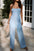 Smocked Tube Wide Leg Jumpsuit