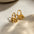 18K Gold-Plated Bow Earrings