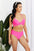 Marina West Swim Pink Halter Bikini Set