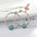 Artificial Turquoise Drop Earrings