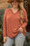 Notched Long Sleeve T-Shirt