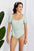 Marina West Sage Puff Sleeve One-Piece Swimsuit