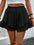 Tied Layered High Waist Shorts