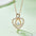 1 Carat Moissanite Heart Necklace