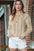 Openwork Cable-Knit Knit Top