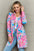 Floral Open Front Long Sleeve Cardigan