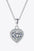 1 Carat Heart Moissanite Pendant Necklace