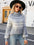 Turtleneck Lantern Sleeve Sweater