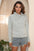 Asymmetrical Neck Long Sleeve Pullover Sweater