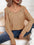 Button Cold-Shoulder Sweater