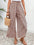 Tied Printed Wide Leg Pants