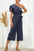 Ruffled Single Shoulder Tie Waist Jumpsuit