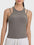 Cutout Round Neck Racerback Tank