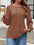 Eyelet Round Neck Long Sleeve Top