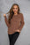 Dropped Shoulder Fuzzy Sweater