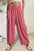 Drawstring Wide Leg Pants