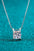 Radiant Elegance: 1 Carat Moissanite Sterling Silver Necklace