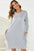 Pocketed Round Neck Long Sleeve Dress