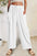 Drawstring Wide Leg Pants