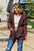 Full Size Teddy Hooded Jacket