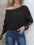 Full Size Boat Neck Long Sleeve Sweater