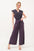 And The Why Laced Surplice Tie Waist Jumpsuit